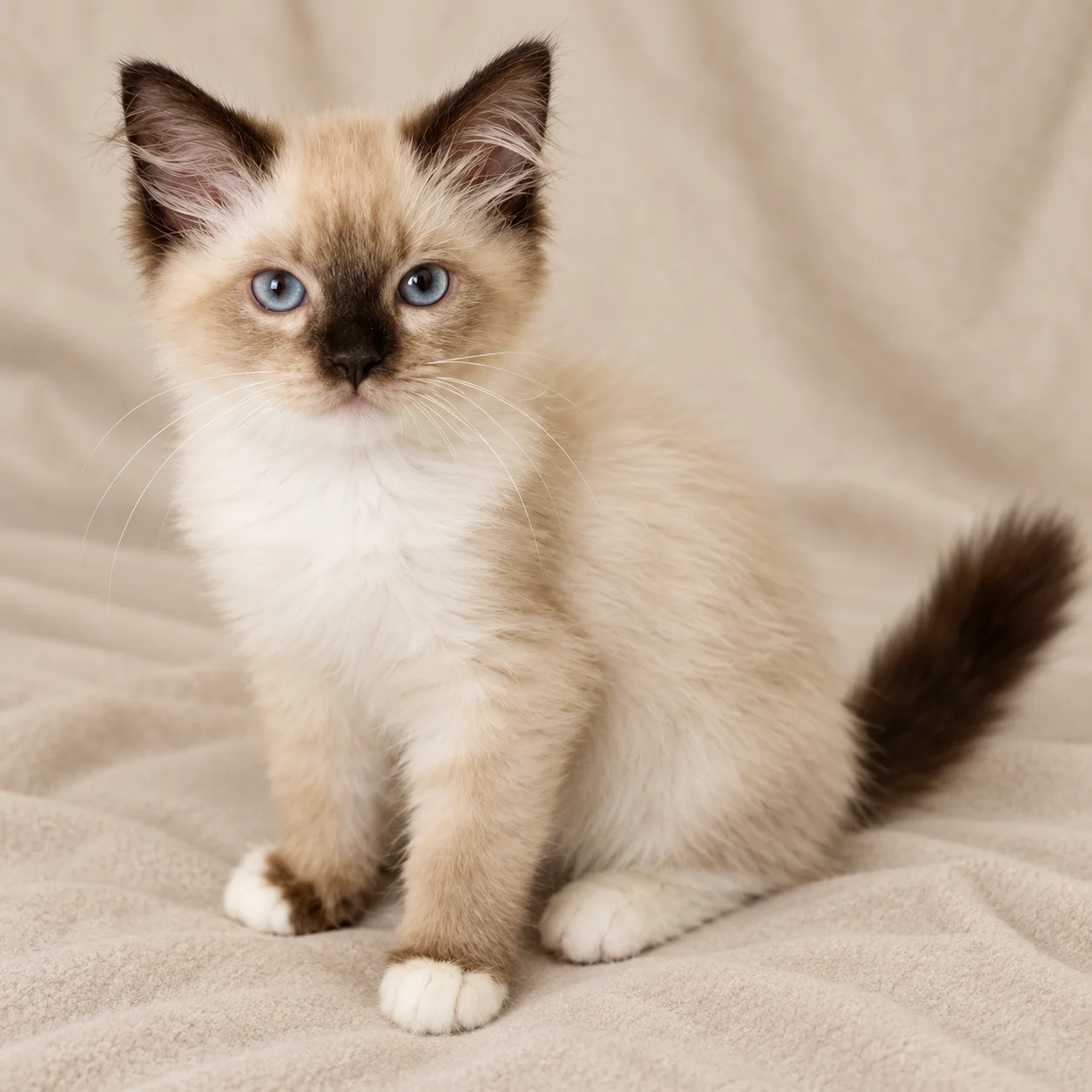 Tater Bug, a Ragdoll kitten